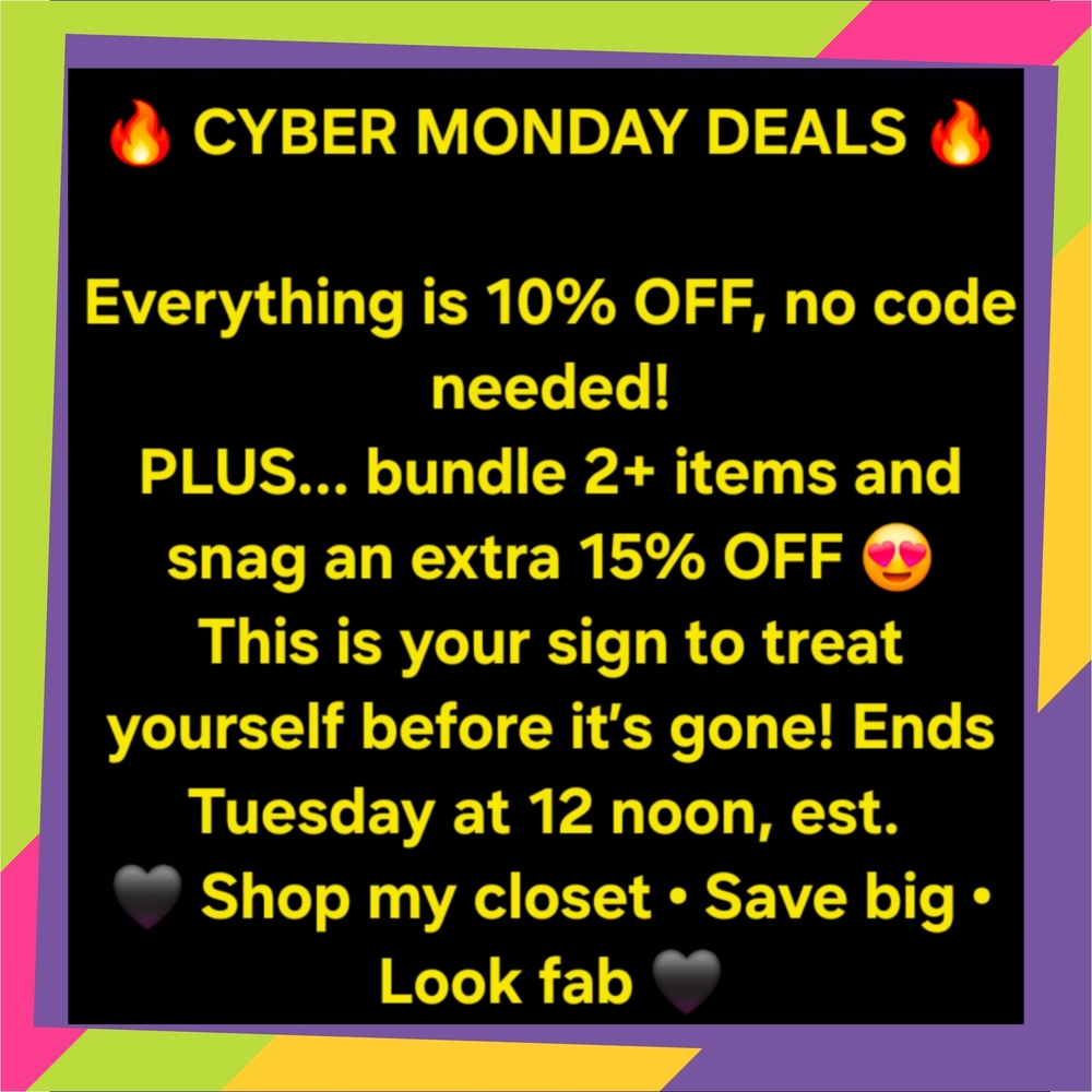 Cyber Monday Sale Announcement